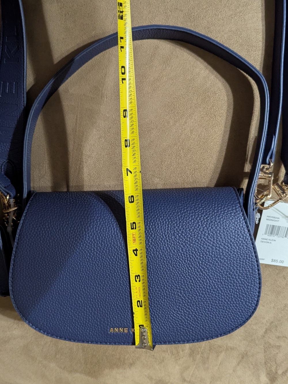 Anne Klein Midnight Blue Crossbody Bag - Picture 5 of 14